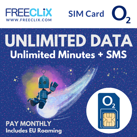O2 Unlimited Data + Unlimited Minutes & Texts + RLAH