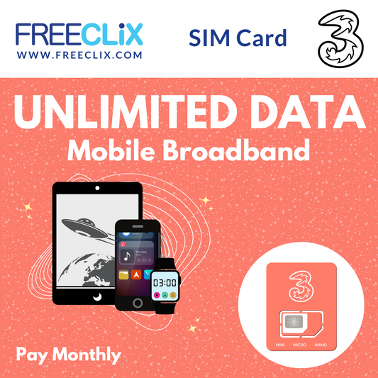 Three Unlimited Data Only SIM