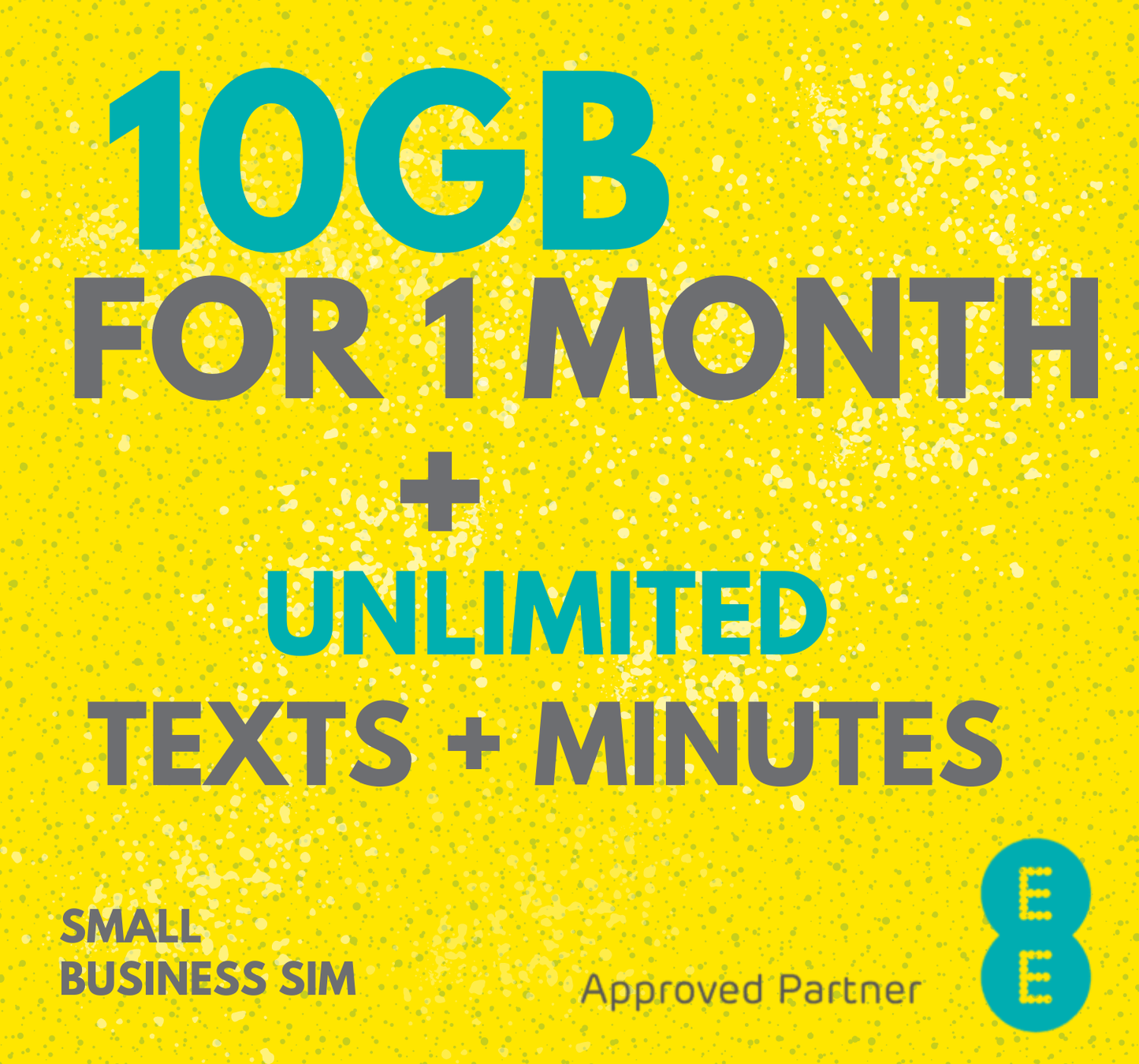 EE Business SIM £21pm 10GB Data and Unlimited Mins & Texts - 30 days