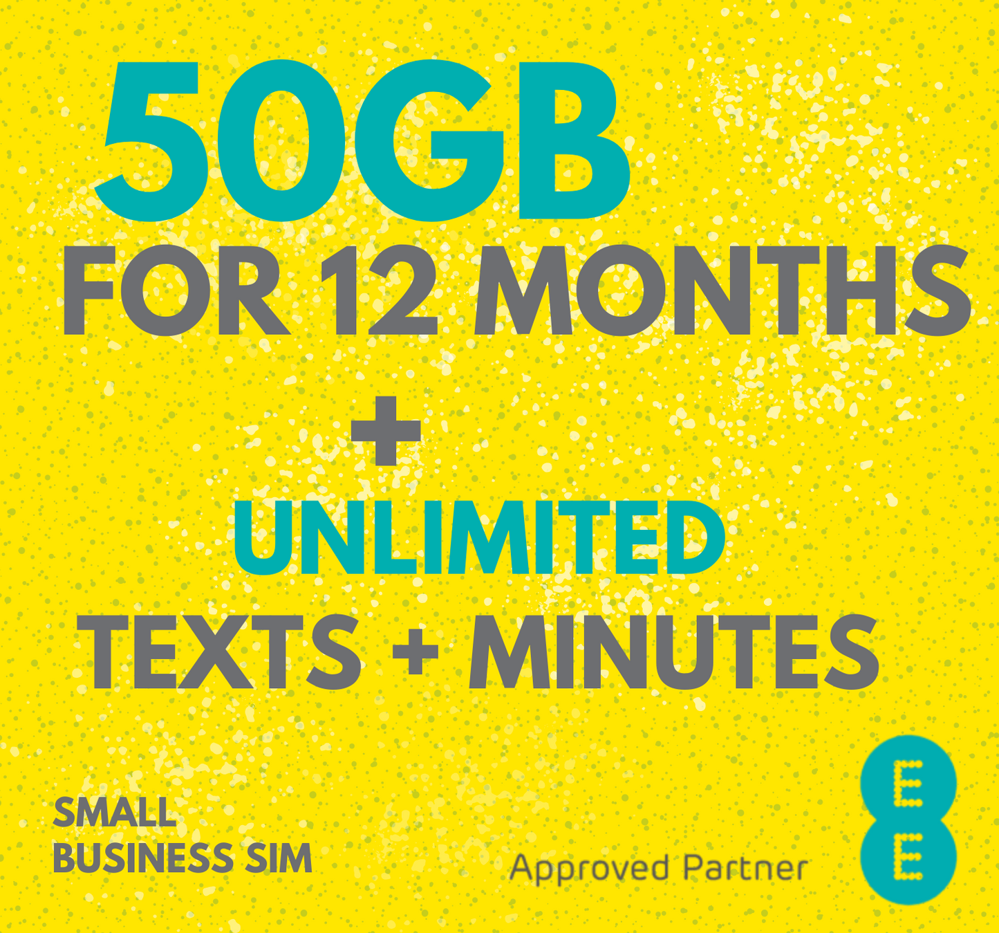 EE Business SIM £19pm 50GB Data and Unlimited Mins & Texts - 12 month