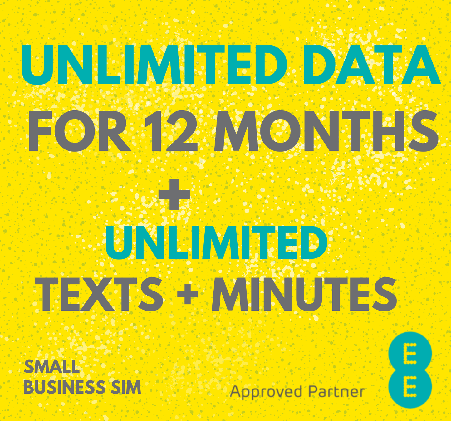 EE Business SIM only: Unlimited Data, Mins & Texts - 12 months only £27p/m