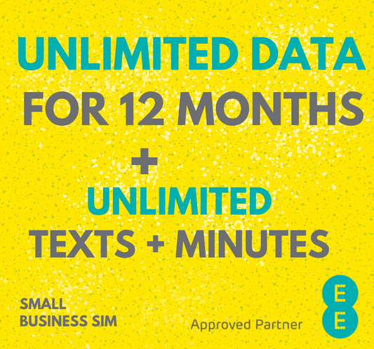 EE Business SIM only: Unlimited Data, Mins & Texts - 12 months only £27p/m