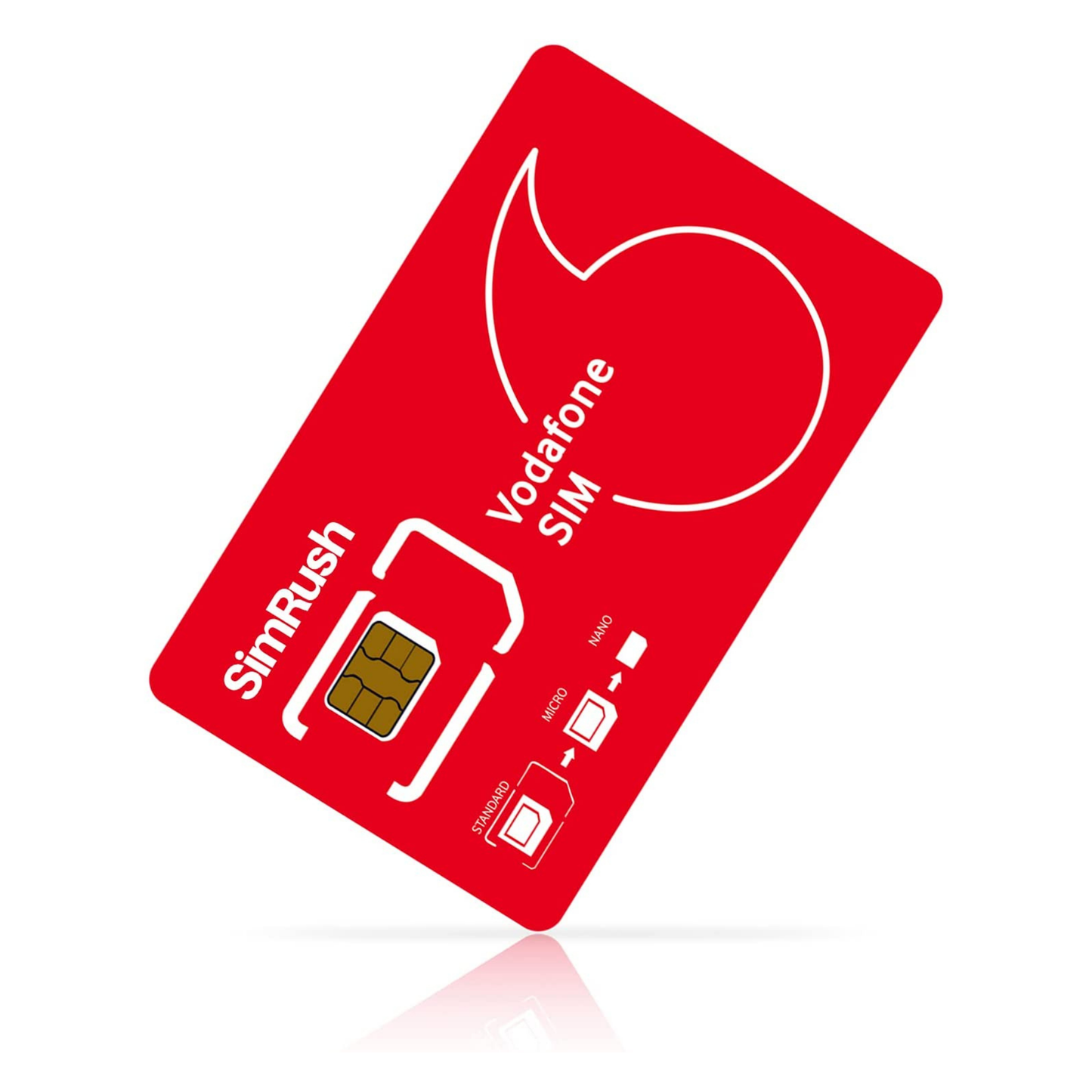 Vodafone Unlimited 4G/5G Voice & Data SIM Card - No Contract - £25.00 Rolling Subscription