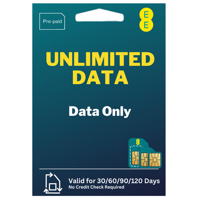 EE Unlimited Data Only SIM | Pre-paid SIM – FreeClix