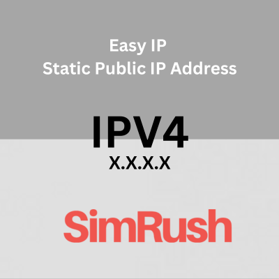 SimRush Easy IP Address - 12 Months