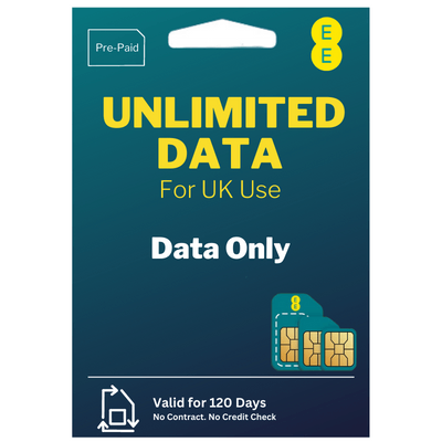 EE Unlimited Data Only SIM | Pre-paid SIM