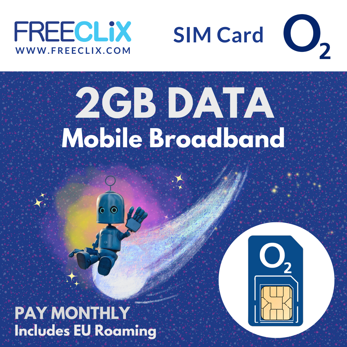 O2 2GB Data Only SIM + RLAH