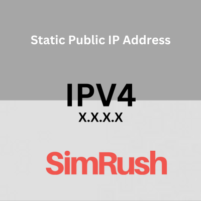 SimRush fixed ip address