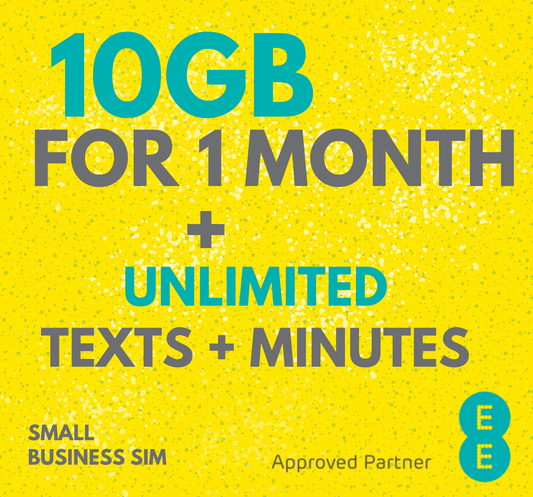 EE Business SIM £21pm 10GB Data and Unlimited Mins & Texts - 30 days
