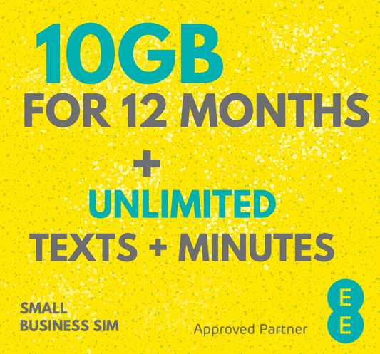 EE Business SIM £17pm 10GB Data and Unlimited Mins & Texts - 12 month