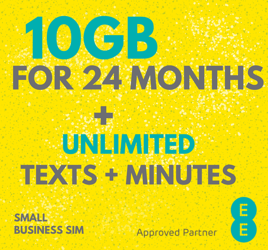 EE Business SIM £15pm 10GB Data and Unlimited Mins & Texts - 24 month