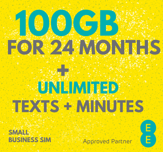 EE Business SIM £19pm 100GB Data and Unlimited Mins & Texts - 24 month
