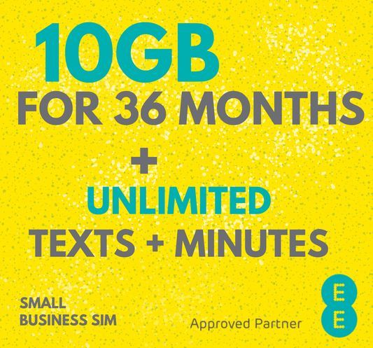 EE Business SIM £14pm 10GB Data and Unlimited Mins & Texts - 36 month
