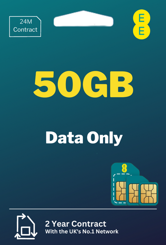 EE Business Data Only SIM - 50GB (£16.00) - 24 month